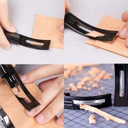 Miusie prático artesanato de couro ferramenta de costura punch kit cortador escultura trabalho costura leathercraft conjunto ferramentas para iniciante - Image 4