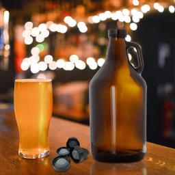 Tampa de rosca de vedação prática para garrafa de cerveja, Growler Cap for Glass Jares Gallon Jar, Carboy, 38mm, 12Pcs - Image 2