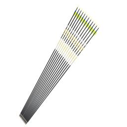 12 pçs setas de carbono tiro com arco spine350 400 500 600 700 800 900 id4.2mm 1.75 "ponto alvo palhetas plástico para arco recurvo - Image 2