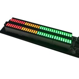 Indicador de nível de áudio, espectro de música, luz led, amplificador medidor de áudio para carro 12v, reprodutor de mp3, lâmpadas de luz de atmosfera - Image 3