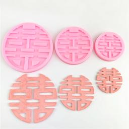 Feliz chinês festival carta xi cortador de biscoito plástico biscuit faca cozimento frutas bolo cozinha ferramentas molde impressão em relevo - Image 5