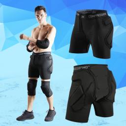 Protetor de snowboard quadril acolchoado shorts adultos esportes ao ar livre esqui skate hóquei defesa snowboard proteção shorts - Image 3