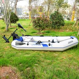 Barco inflável marinho solar dobrável, Material grosso do PVC, piso de caiaque, barco de pesca, entretenimento aquático ao ar livre, 2.6m - Image 3