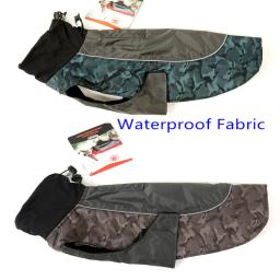 Jaqueta de camuflagem para cachorro, casaco para animais de estimação ao ar livre, à prova d'água, à prova de vento, selva, caça, roupas de acampamento, roupa de uso externo para cachorros pequenos e grandes (argolas) - Image 4