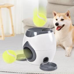 Cão bola lançador, lançador de bola do cão, bola de críquete que joga a máquina, animal de estimação bola lançador brinquedo cão tênis máquina de alimentos lançador alimentador - Image 1