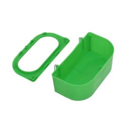 Pássaros de animais de estimação, calha de alimentação, papagaio, tigela de água de alimentação, copo plástico à prova de respingos, alimentador de gaiola de pássaros - Image 3