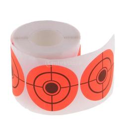 Rolo de papel de alvo adesivo redondo, acessórios de caça para tiro com arco, treinamento de caça com 250 peças - Image 1