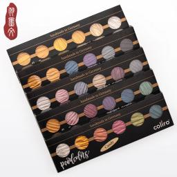 Tinta aquarela sólida para caligrafia inglesa, artesanal na Alemanha, Coliro Finetec, perolado, terno ESER, mica guache - Image 1