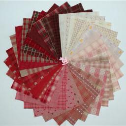 Tecido japonês de fios tingidos diy, 9*12cm, feito à mão, 100% algodão, para costura, boneca, roupas, colcha, pano, pacote de 50 tamanhos - Image 3