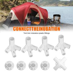 Tenda Peças para acampamento ao ar livre Peças sobressalentes Tenda plástica Pés Canto Acessórios para Camping 40x40mm 9Pcs - Image 2