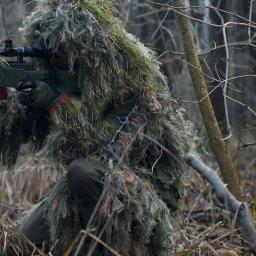 Ao ar livre ghillie terno camuflagem roupas de caça selva cs formação folhas roupas sniper capa completa ternos caça - Image 6