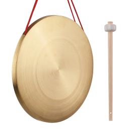 15cm/22cm/30cm mão gong pratos bronze cobre gong capela opera percussão instrumento com martelo de jogo redondo - Image 1