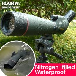 SAGA-Monocular Spotting Scope, Caça e Birdwatching Telescope, Telescópio Mobile Phone, Equipamento de Camping Celular, IPX7, BAK4 - Image 4