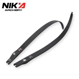 Nika membros curvo, N3 membros curvo recurvo, 55% fibra de carbono, Logo pequeno BULL, 22-46lbs, 1 par - Image 3