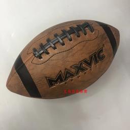 Rugby americano futebol retro puro para crianças e treinamento de adultos, pode ser treinado equipado com presentes, tamanho padrão, tamanho 3, 6, 9 - Image 2