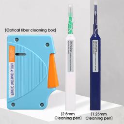 Kit De Limpeza De Fibra Com Fibra Óptica, Kit De Ferramentas FTTH, Ferramenta De Teste De Rede Com Microscópio De Inspeção De Fibra etc - Image 4