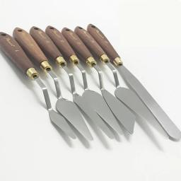 Espátula profissional, paleta de espátula para pintura, conjunto para raspar pintura, ferramentas para pintura a óleo artística, lâmina de faca - Image 2