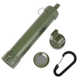 1 pçs purificadores de água portátil ao ar livre sobrevivência filtro acampamento caminhadas elementos de emergência - Image 2