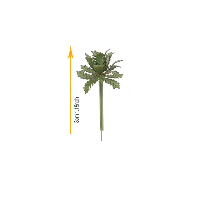 Mini Coqueiros de Cobre para DIY - Kit com 10 Peças para Cenários de Praia e Dioramas, Altura de 2.8cm a 10.5cm