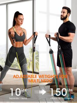 150lb faixas da resistência da aptidão conjunto yoga elástico banda booty cinto de treinamento loops bandas workout equipamentos de ginástica para casa halterofilismo - Image 3