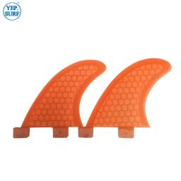 UPSURF FCS Barbatanas de prancha de surf S/M/L/M + UK2.1/UK2.1/S + GL/M + GL Barbatanas de surf de fibra de vidro em favo de mel Barbatanas duplas Acessórios de surf - Image 4