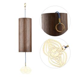 Chakra sinos de bambu natural vento carrilhão meditação corda windbell para jardim ao ar livre pátio decoração para casa meditação relaxamento - Image 3