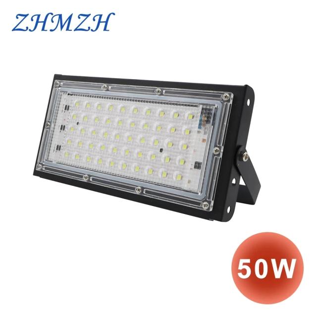 Holofote LED Ultra Brilhante para Exteriores - Luz de Inundação Impermeável IP65, 50W e 100W para Campos de Futebol