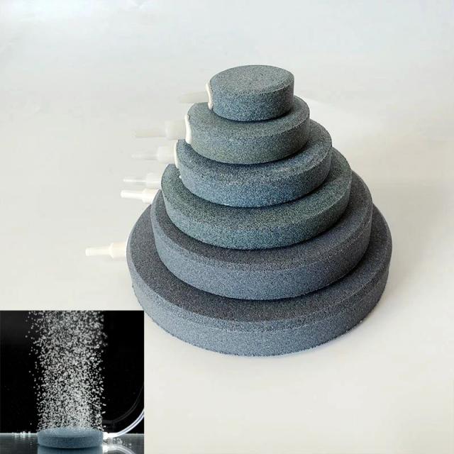 Aerador de Pedra de Bolha para Aquário e Hidroponia - Difusor de Bolhas para Peixes, Disponível em 40/60/80/100mm