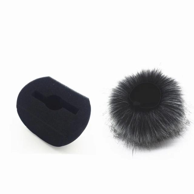 Capa Protetora de Pára-brisas com Pele Artificial e Espuma, Acessórios para Gravadores Zoom H5 e H6, Muff Windproof e Filtro Inclusos