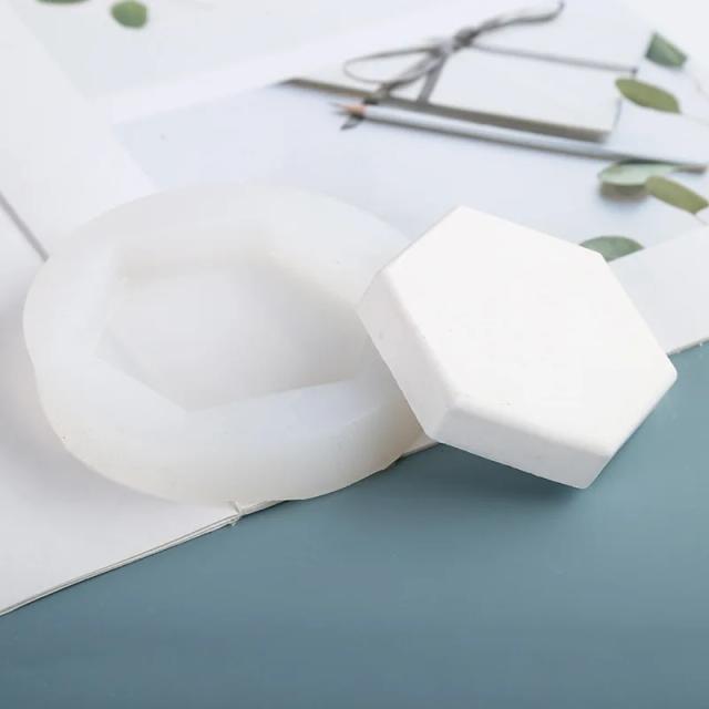 Molde de Silicone Redondo para Bandeja Dupla e Suporte de Velas - Ideal para Artesanato e Gesso