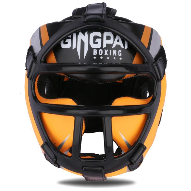 Capacete de Boxe PU de Alta Qualidade com Proteção Completa para Adultos e Crianças em Competições de MMA, Muay Thai e Taekwondo