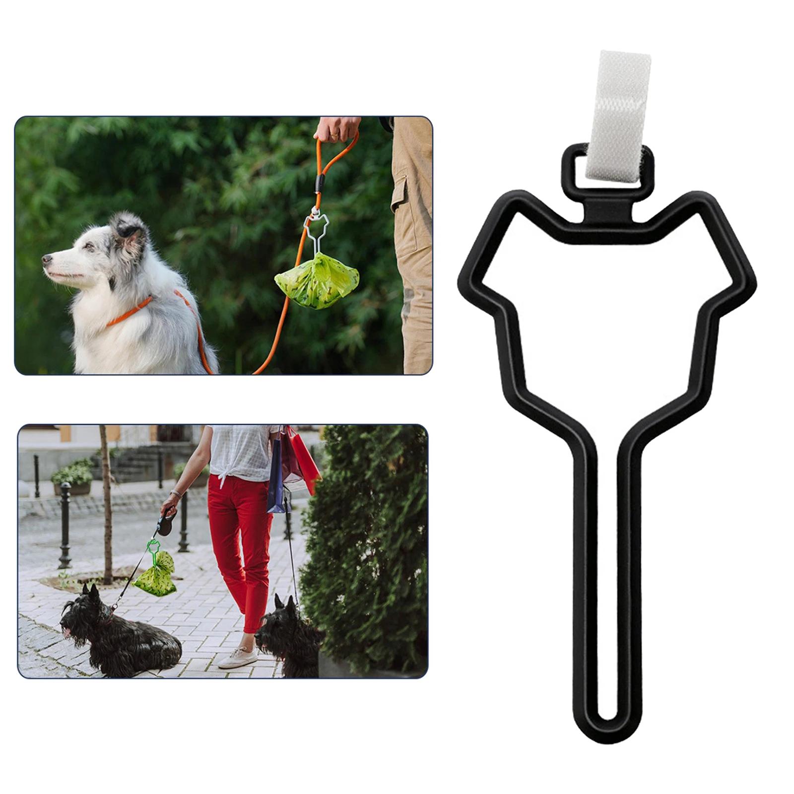 Mãos livres cão saco de cocô titular ajustável para trela acessório pet abastecimento cão portador de resíduos para animais de estimação acessórios - Image 1