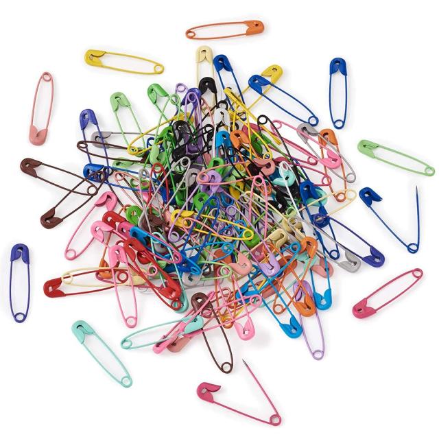 Kit de 50 Pinos de Segurança Coloridos para DIY - Ferramentas de Costura e Estofamento em Aço Inoxidável para Artesanato e Joias