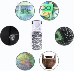 Lupa LED iluminada para joalheiros, lupa de olho iluminada, gemas jóias, pedras, selos, moedas, 30x, 60x, 90x - Image 6