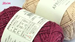 Hamanaka aprico lame handwork fio de algodão linha 1 rolo = 30g = 115 metros - Image 3