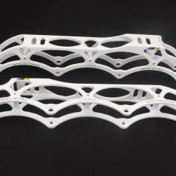 Yunchi neutrino inline velocidade patinação chassis 3 rodas 90 100 110 125mm quadro 4 rodas 4x90 4x100 4x110 base 165mm 195mm m7 liga - Image 6