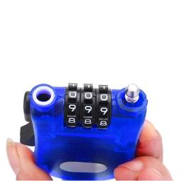 Cadeado antifurto com senha para bicicleta, cabo de bloqueio extensível com trava de código de segurança, 1m, - Image 6