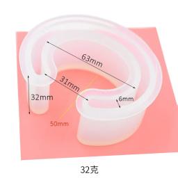 1pc semi-abertura seco flor resina epóxi molde c-em forma de pulseira molde de silicone europeu para fazer jóias diy artesanato ferramentas - Image 6