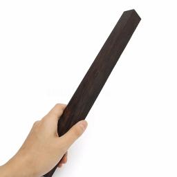 Novo 30*2.5*2.5cm preto ebony madeira de gabão punho em branco para instrumentos musicais - Image 3