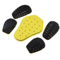 Motocicleta ombro e cotovelo proteção pad, volta proteção pad, corrida segurança inserir armadura, protetor de volta, equipamento para lixar, 5pcs - Image 3