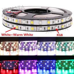 Fita de led rgb com 5m, smd 5050, 12v, 24v, dc, rgbw, aviso com a segunda guerra mundial, fita flexível de led, iluminação para decoração de festas - Image 3