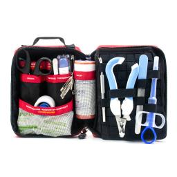Kit de Primeiros Socorros com Saco De Armazenamento, Emergência Leve, Resgate Médico, Cat and Dog Cure Treat, 3 Seção Handy, 160 peças - Image 2