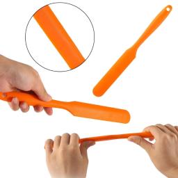 Bastões de silicone para mexer, espátulas de silicone resistentes ao calor para mexer, batedor, raspador antiaderente flexível para epóxi diy - Image 3