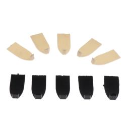 Peças de reposição protetor de ponteira de violino, acessórios para violino, arco, almofada de arco, peças de reposição com 10 peças - Image 2