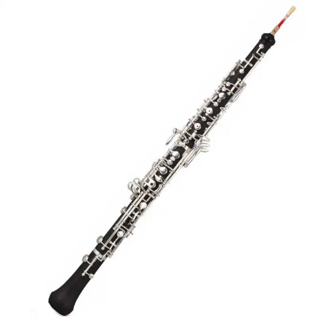 Oboé Semiautomático Cupronickel com Luvas e Estojo de Couro - Modelo Profissional Belin C Key