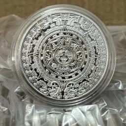 Coleção de Moedas Comemorativas Banhadas a Prata, Decoração do Lar, Artesanato, Desktop, Ornamentos, Presente, México, Vita, México - Image 2