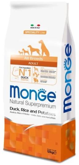 Monge comida de cachorro de carne de pato monoproteína 12 kg - Image 1