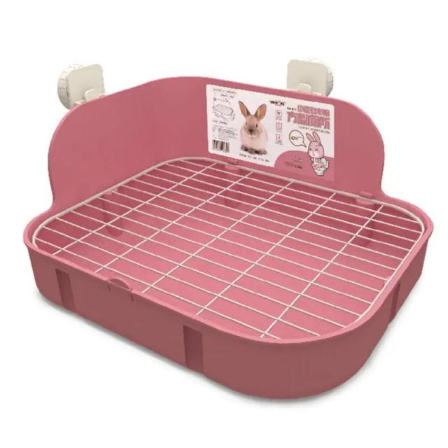 Suprimentos Essenciais de Limpeza e Banheiro para Pequenos Animais de Estimação com Caixa Quadrada e Cama Confortável