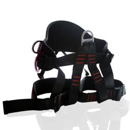Outdoor Rock Climbing Harness, meio arnês corpo, suprimentos de proteção, equipamento de sobrevivência, cinto de segurança, 2500kg - Image 1