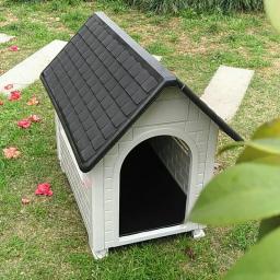 Casa do cão ao ar livre grande canil acessórios para animais de estimação lavagem removível fácil de instalar saposhnikovia divaricata ventilação gaiola do cão - Image 2